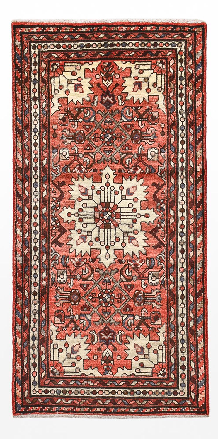 Alfombra persa - Nómada - 140 x 64 cm - rojo claro