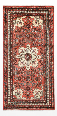 Alfombra persa - Nómada - 140 x 64 cm - rojo claro