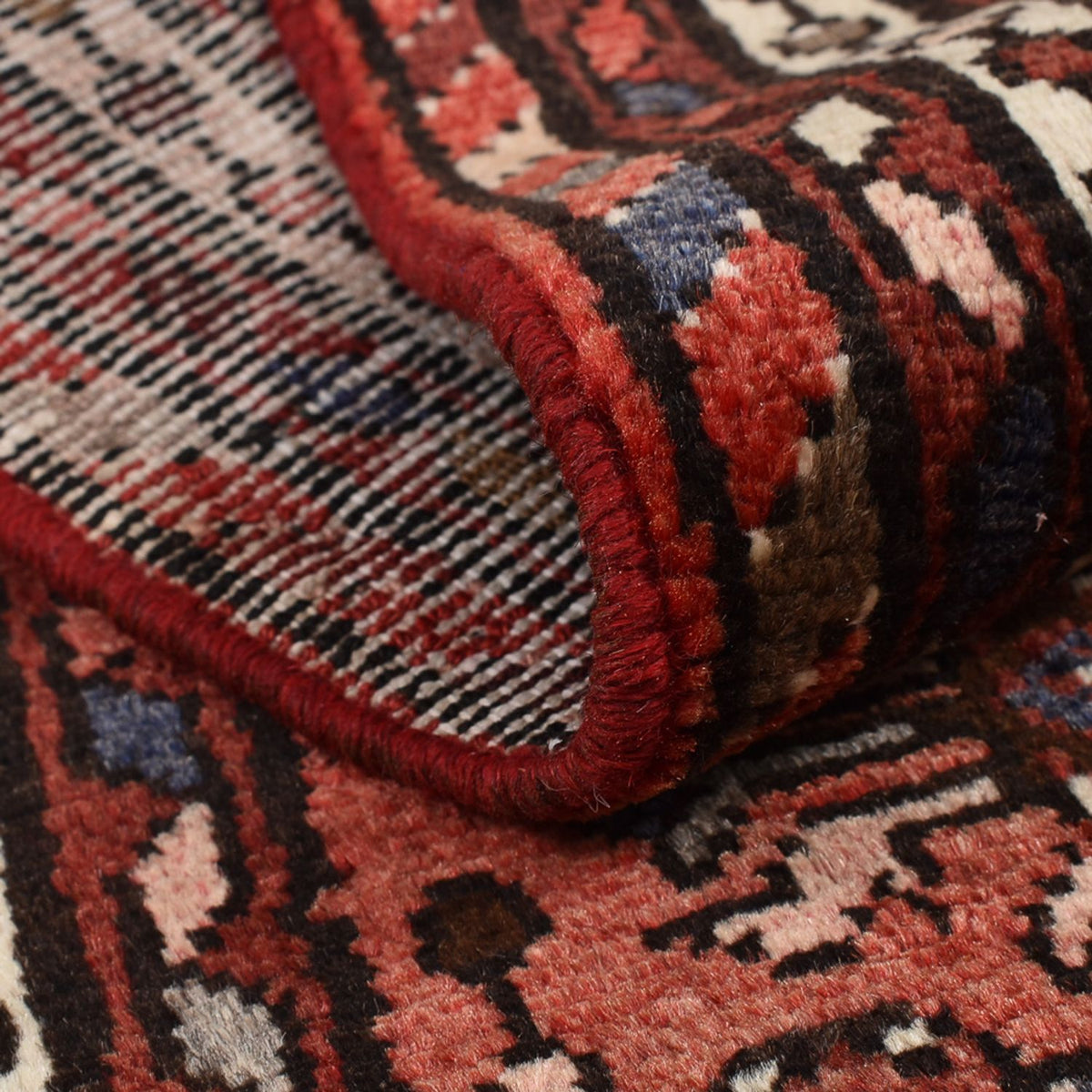 Alfombra persa - Nómada - 140 x 64 cm - rojo claro