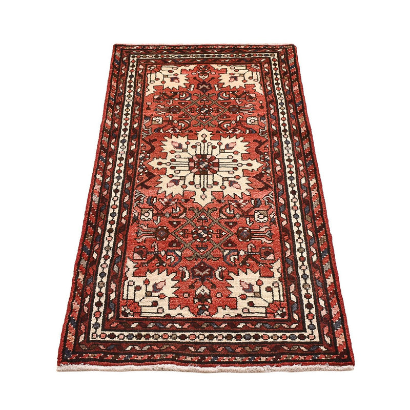 Alfombra persa - Nómada - 140 x 64 cm - rojo claro