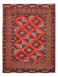 Alfombra Turkaman - 115 x 85 cm - rojo