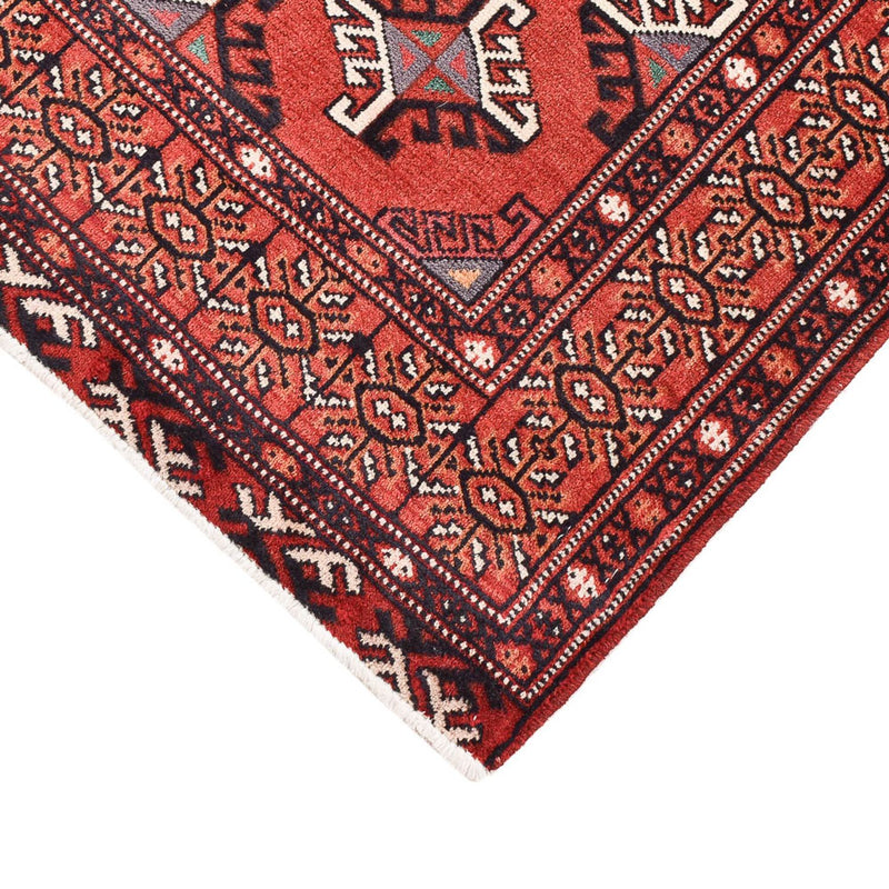 Alfombra Turkaman - 115 x 85 cm - rojo