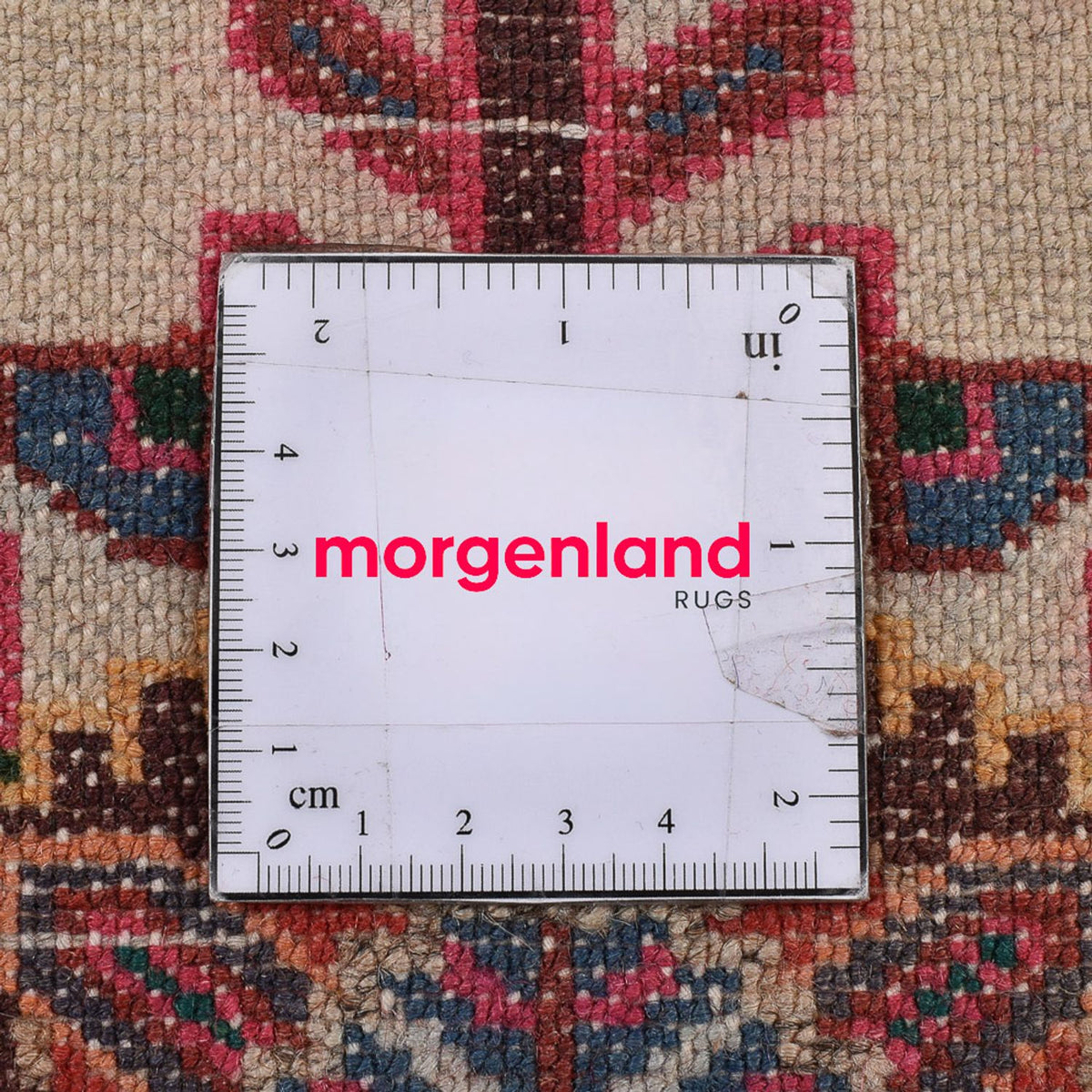 Alfombra persa - Nómada - 113 x 76 cm - rojo claro