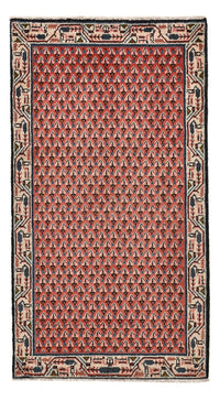 Alfombra persa - Mir - 120 x 62 cm - rojo oscuro
