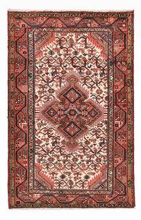 Alfombra persa - Nómada - 120 x 73 cm - rojo claro