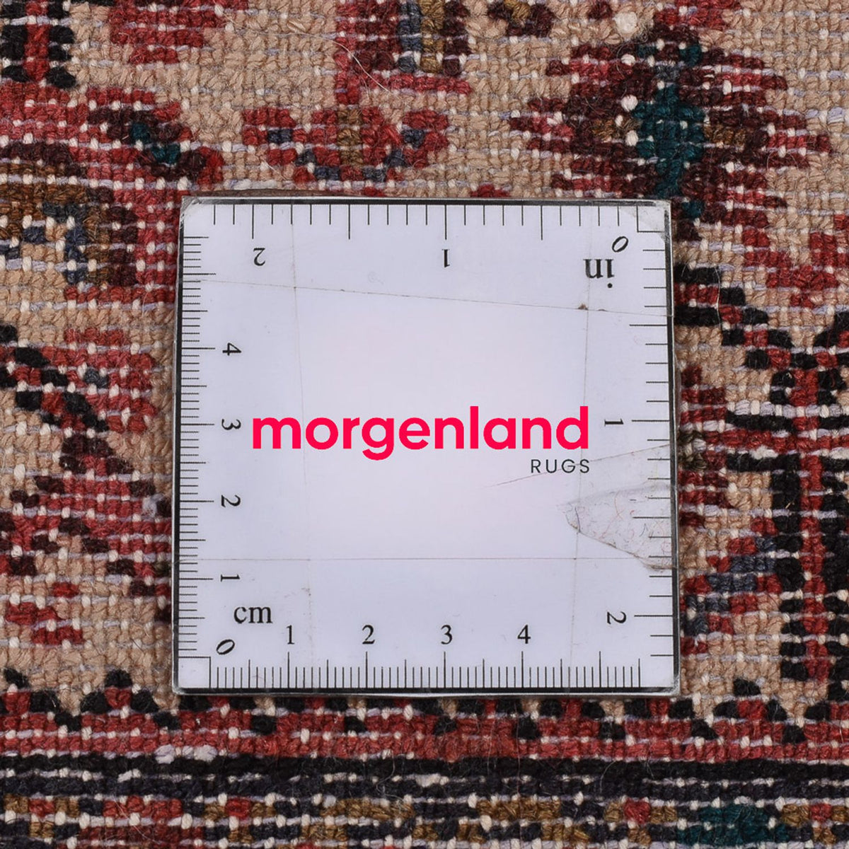 Alfombra persa - Nómada - 120 x 73 cm - rojo claro