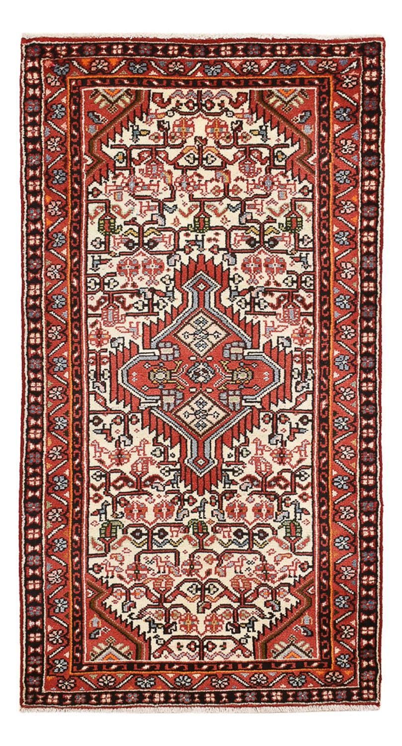 Alfombra persa - Nómada - 132 x 68 cm - rojo claro