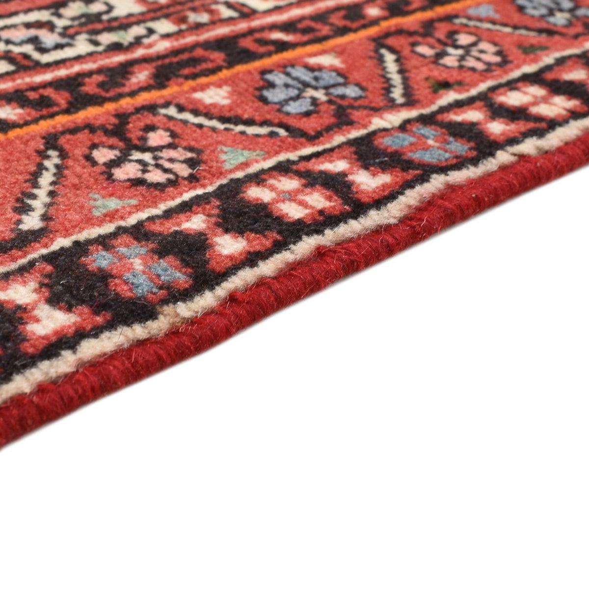 Alfombra persa - Nómada - 132 x 68 cm - rojo claro