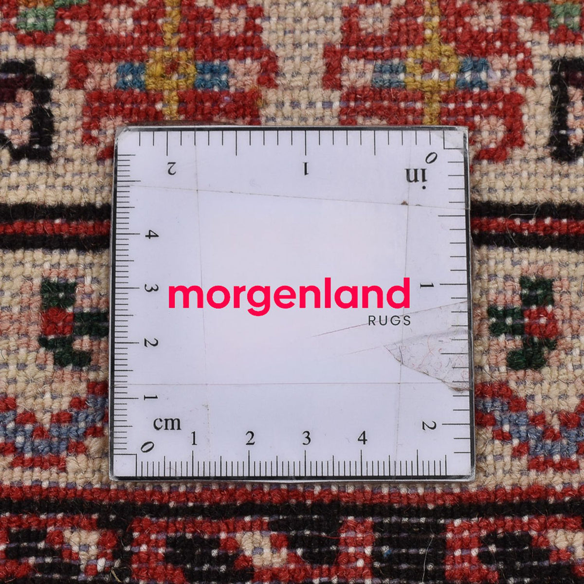 Alfombra persa - Nómada - 132 x 68 cm - rojo claro