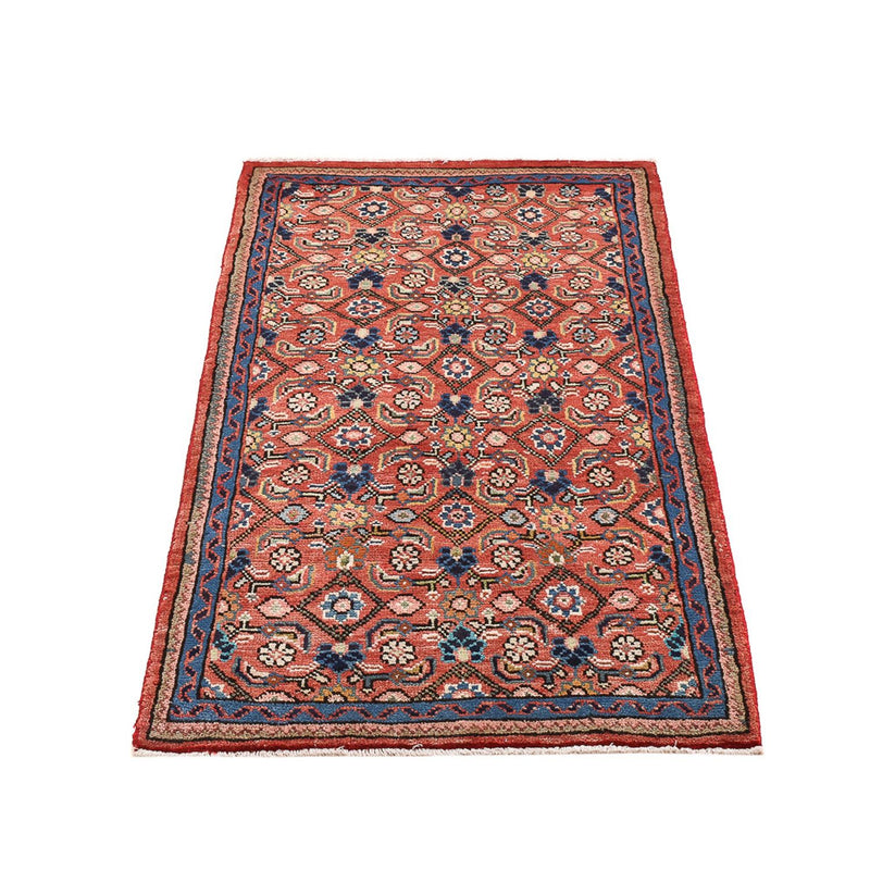 Alfombra persa - Clásica - 129 x 68 cm - rojo claro