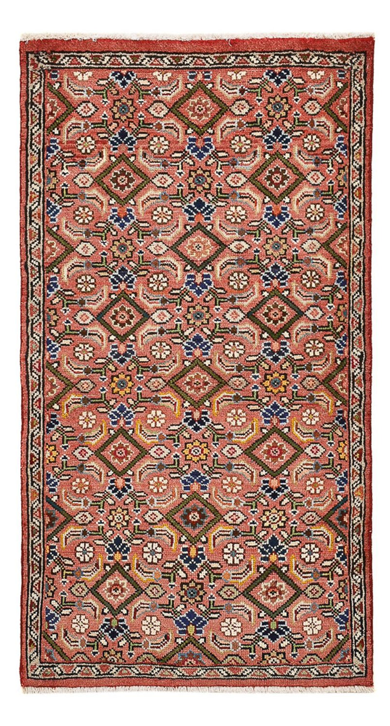 Alfombra persa - Clásica - 130 x 66 cm - rojo claro