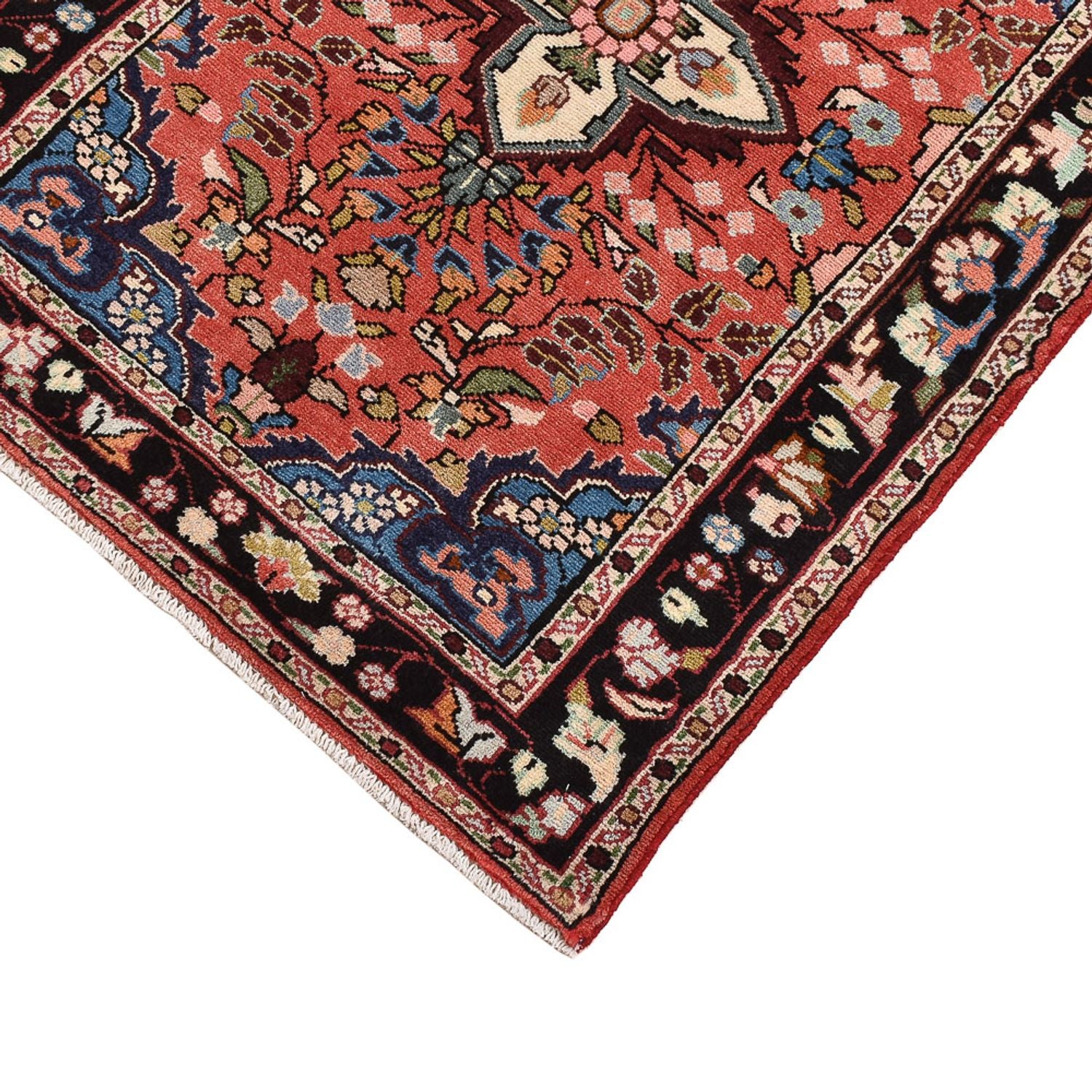 Alfombra persa - Nómada - 110 x 76 cm - rojo