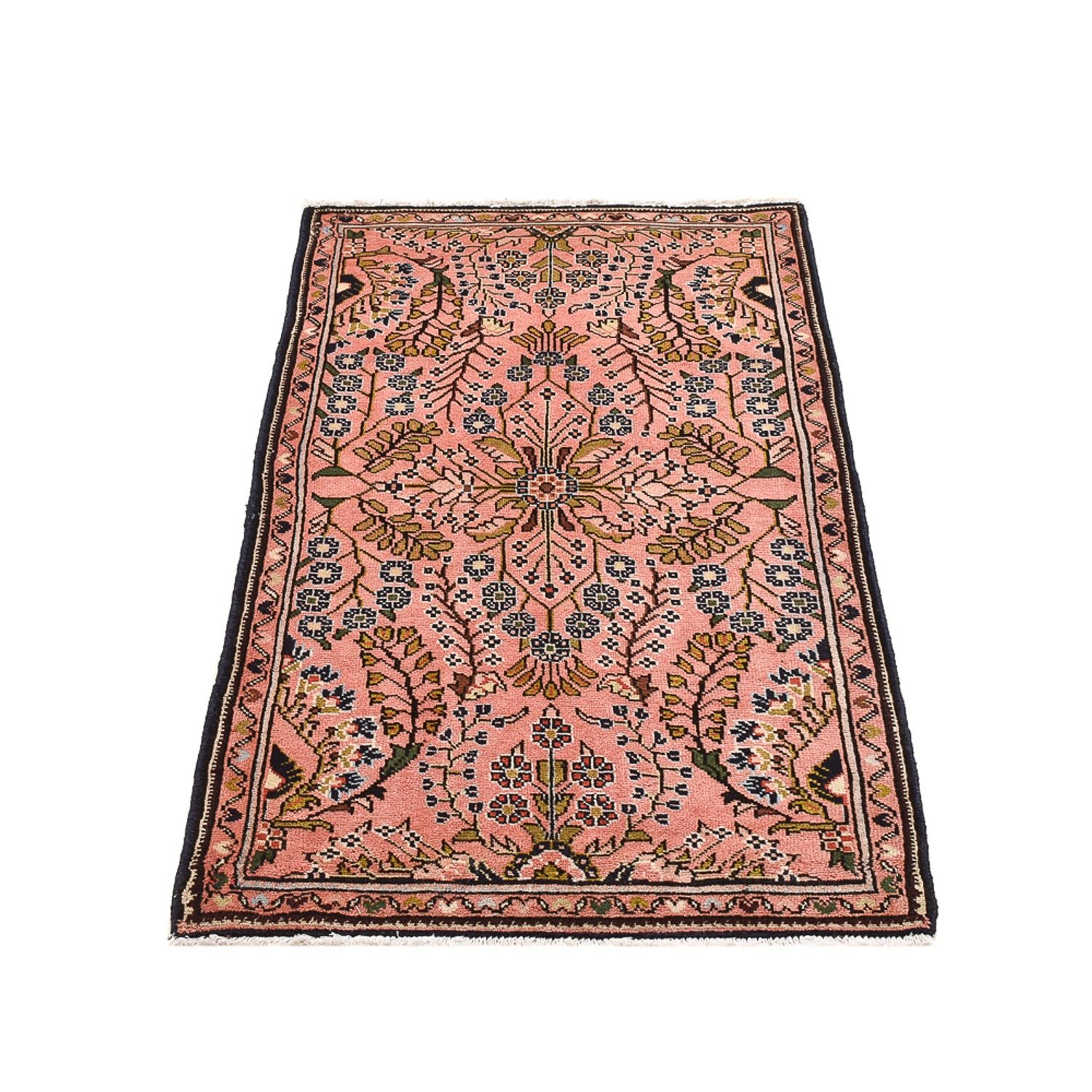 Alfombra persa - Nómada - 122 x 67 cm - rojo claro