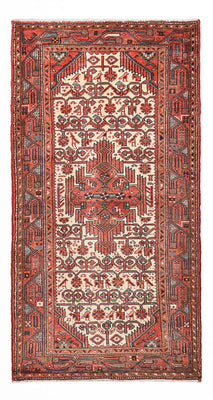 Alfombra persa - Nómada - 142 x 73 cm - rojo claro