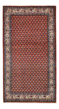 Alfombra persa - Mir - 132 x 69 cm - rojo oscuro