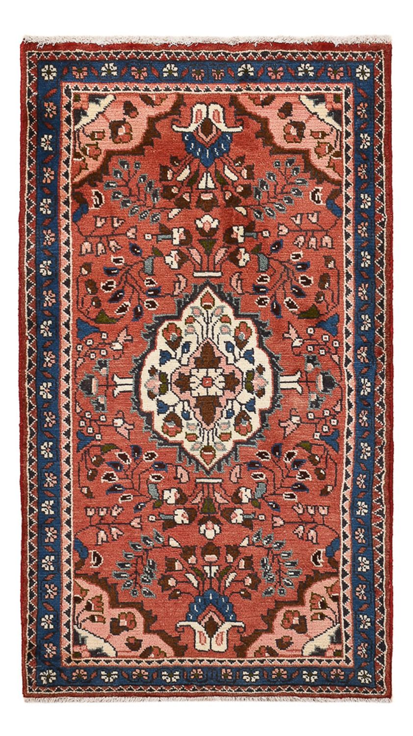 Alfombra persa - Nómada - 124 x 68 cm - rojo