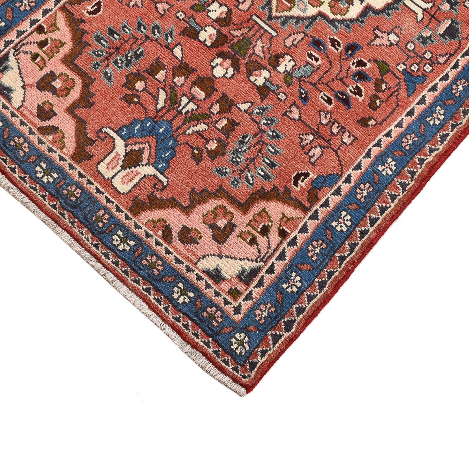 Alfombra persa - Nómada - 124 x 68 cm - rojo