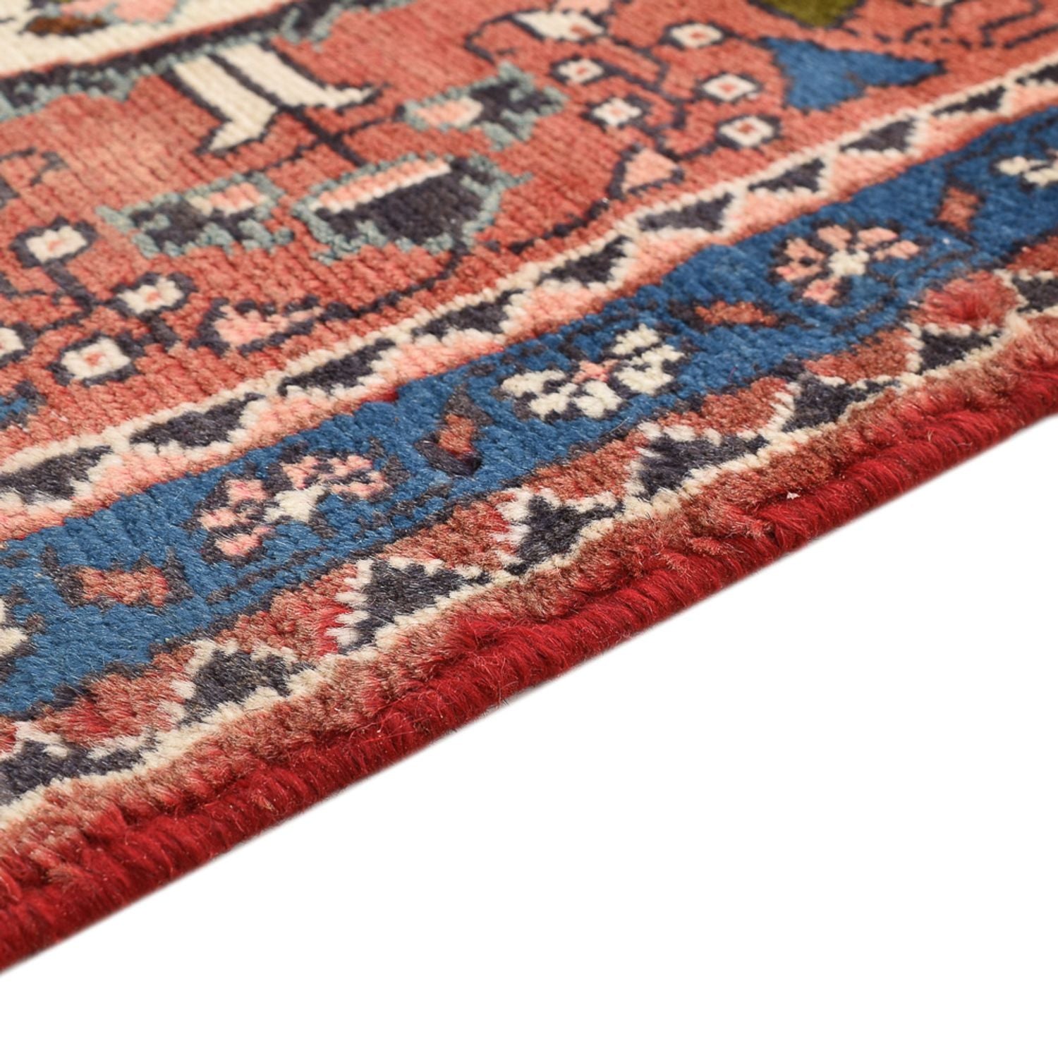 Alfombra persa - Nómada - 124 x 68 cm - rojo