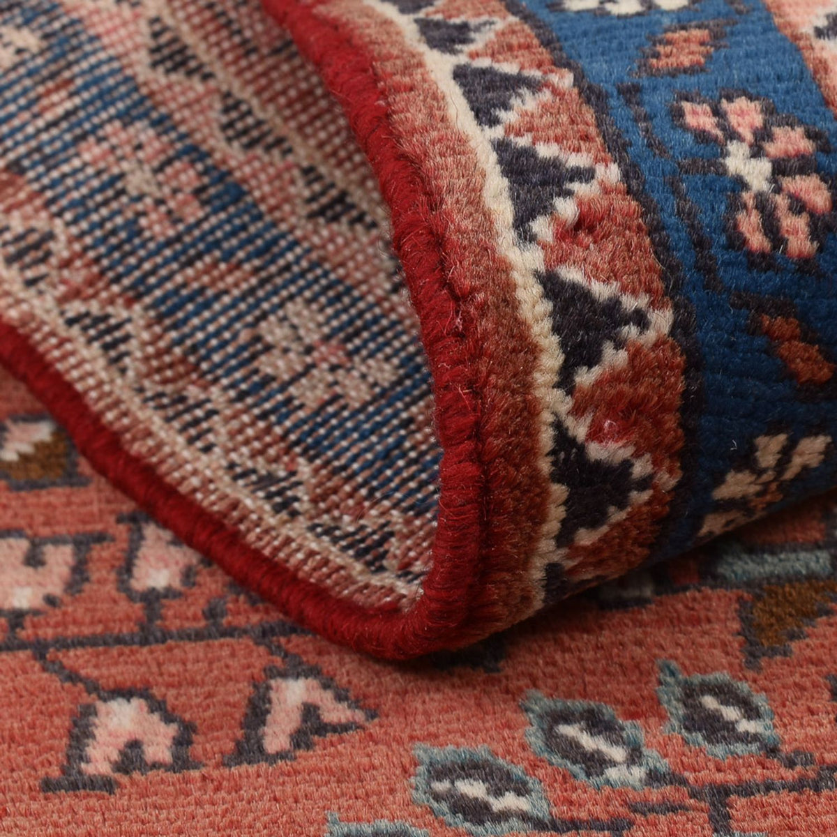 Alfombra persa - Nómada - 124 x 68 cm - rojo