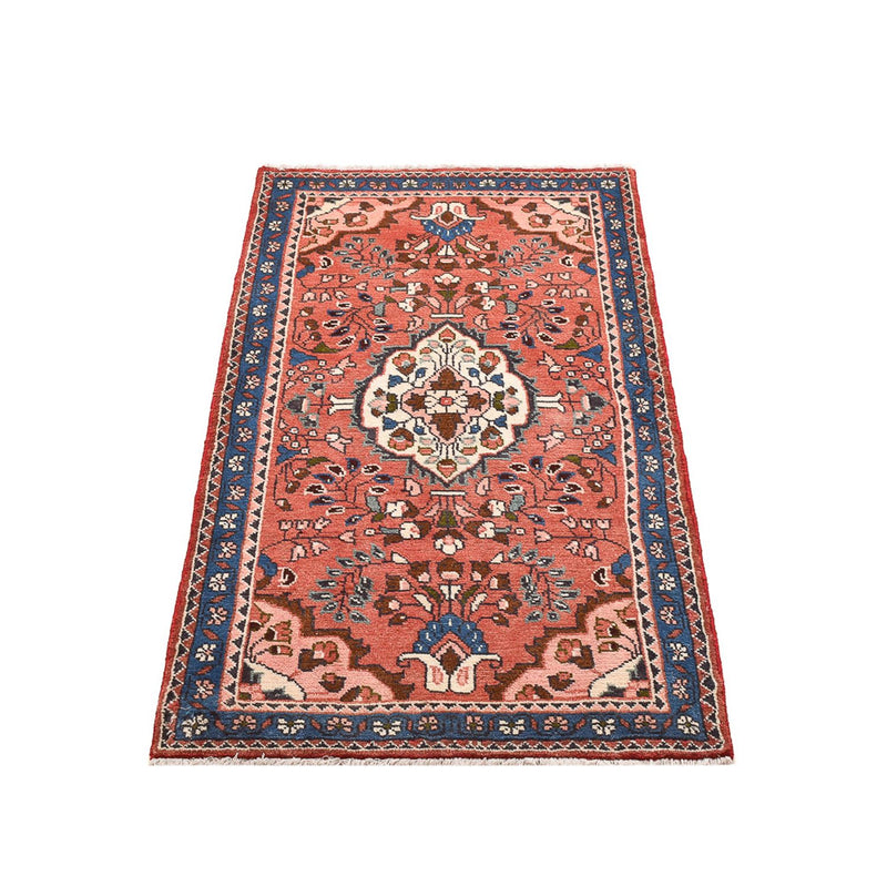 Alfombra persa - Nómada - 124 x 68 cm - rojo