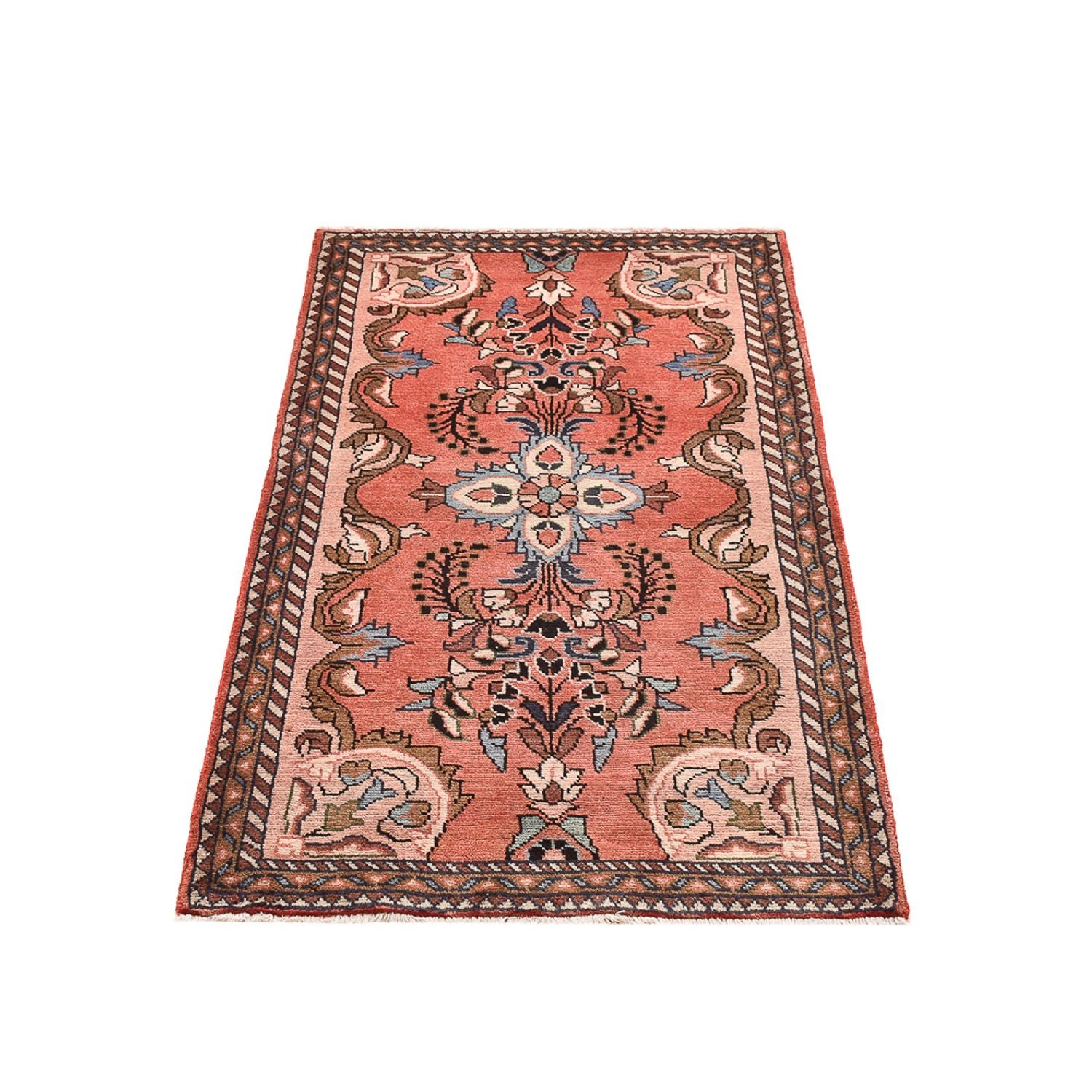 Alfombra persa - Nómada - 126 x 73 cm - rojo