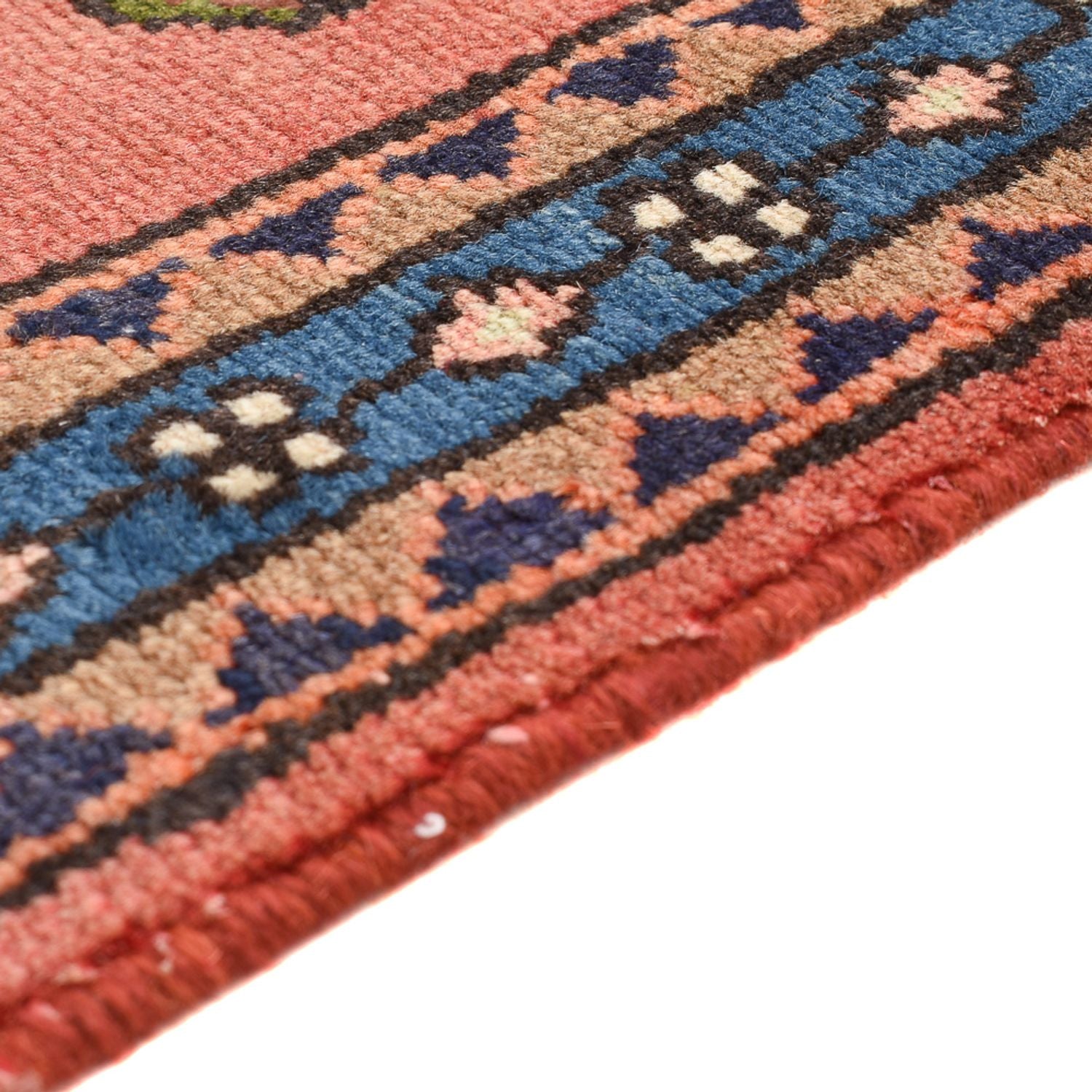 Alfombra persa - Nómada - 110 x 79 cm - rojo claro