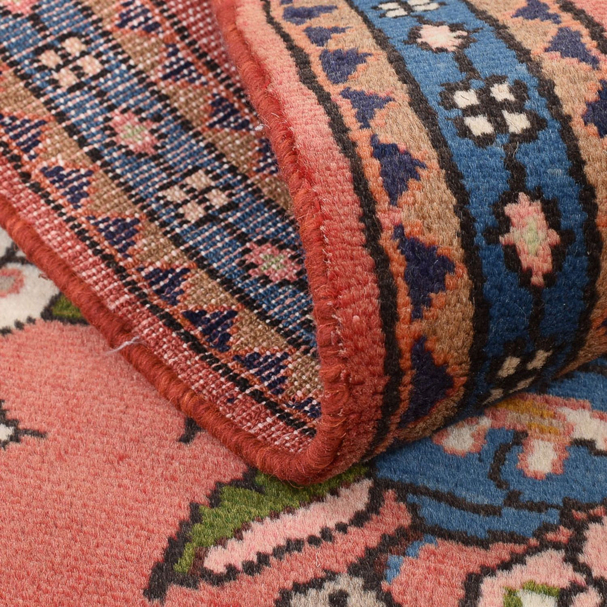 Alfombra persa - Nómada - 110 x 79 cm - rojo claro