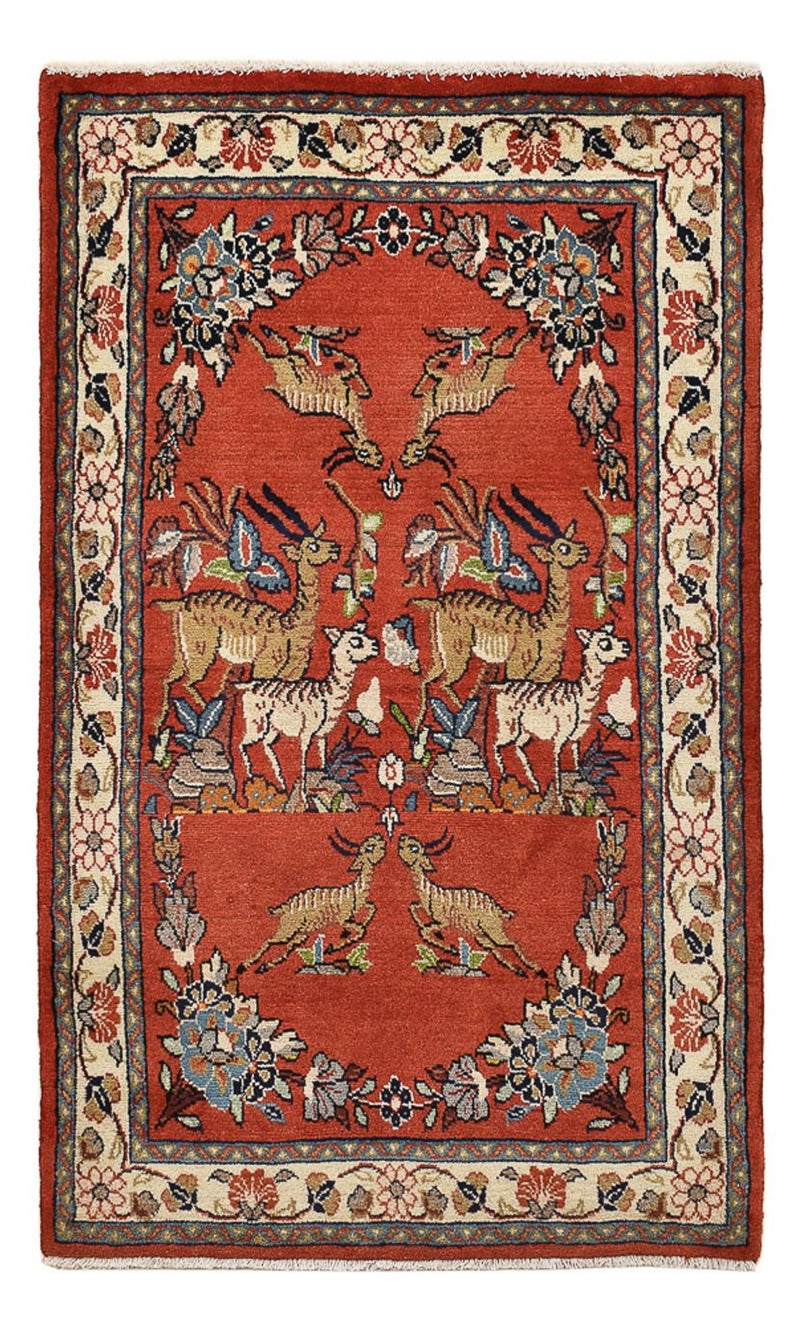 Alfombra persa - Clásica - 122 x 74 cm - rojo