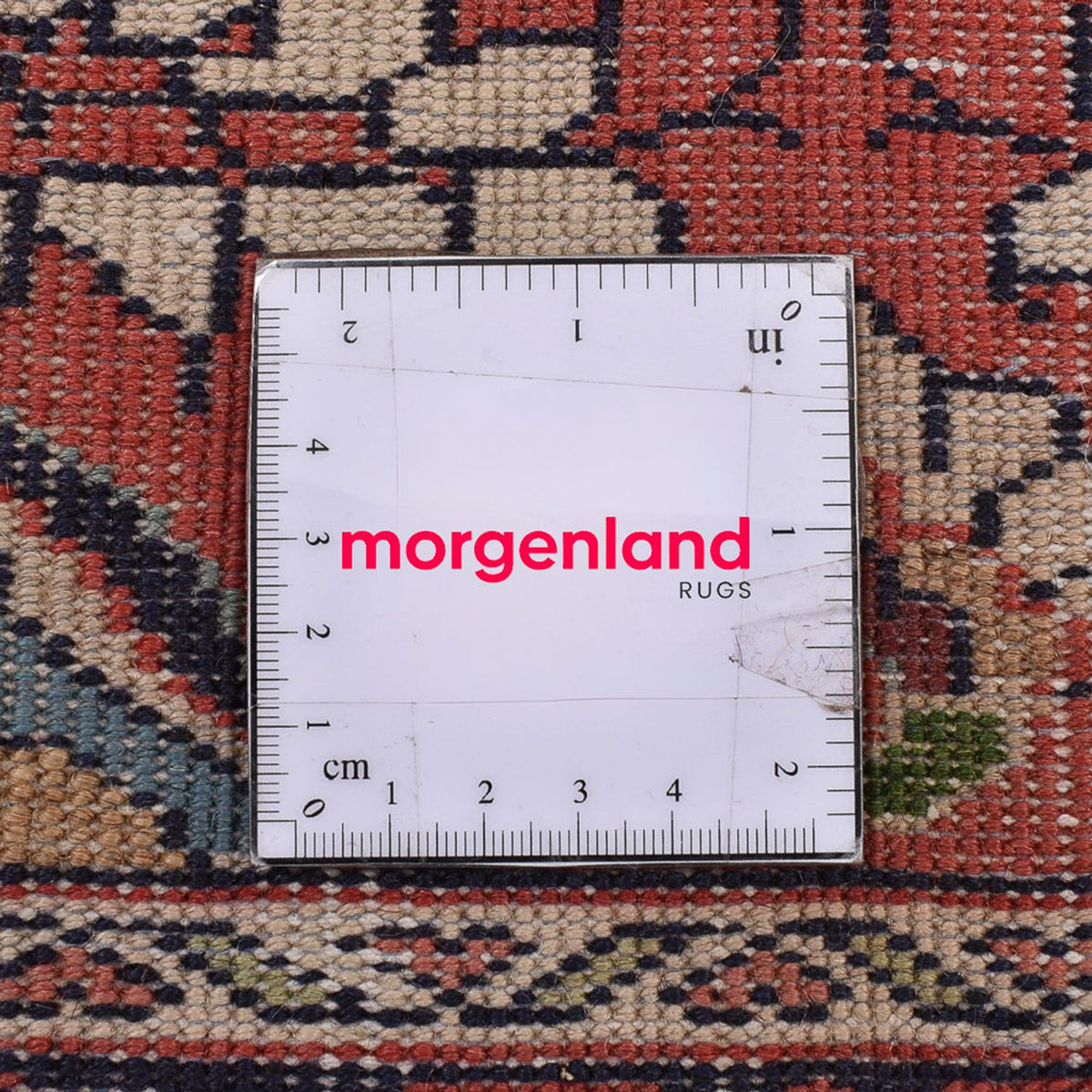 Alfombra persa - Nómada - 107 x 71 cm - rojo claro