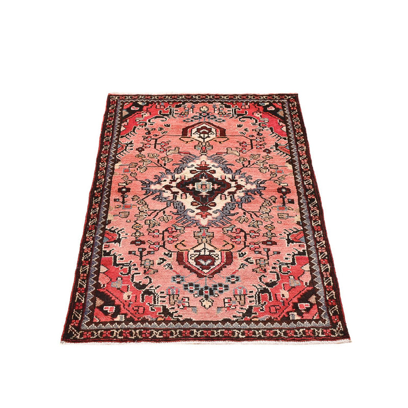 Alfombra persa - Nómada - 123 x 80 cm - rojo claro