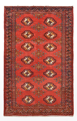 Alfombra Turkaman - 116 x 77 cm - rojo
