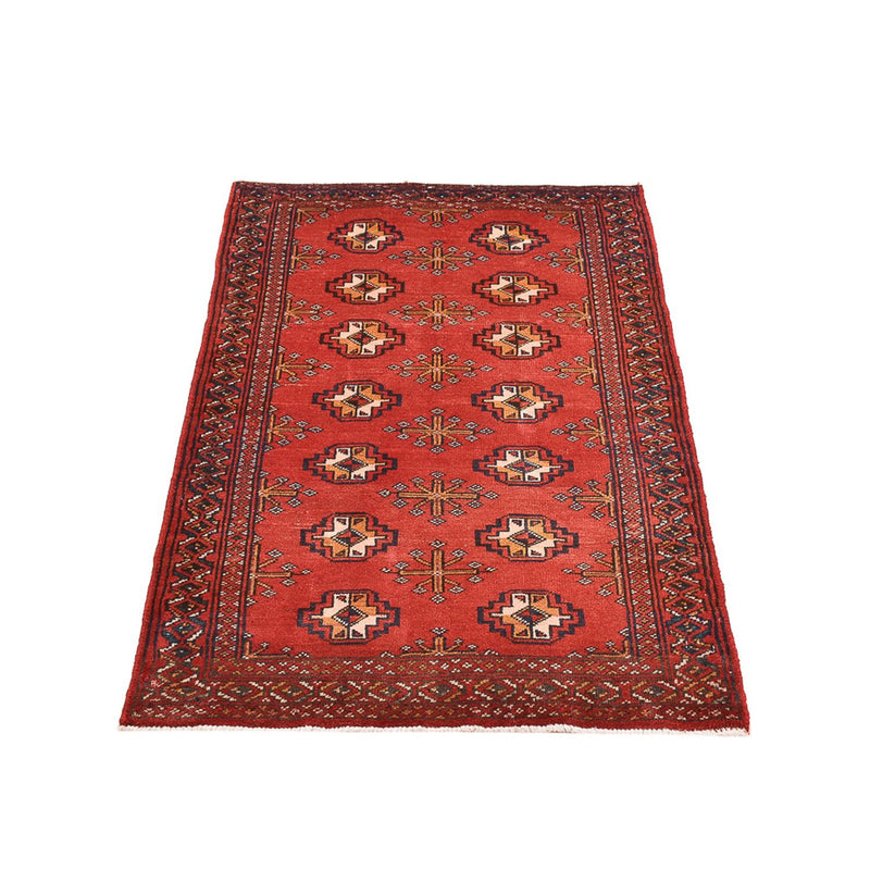 Alfombra Turkaman - 116 x 77 cm - rojo