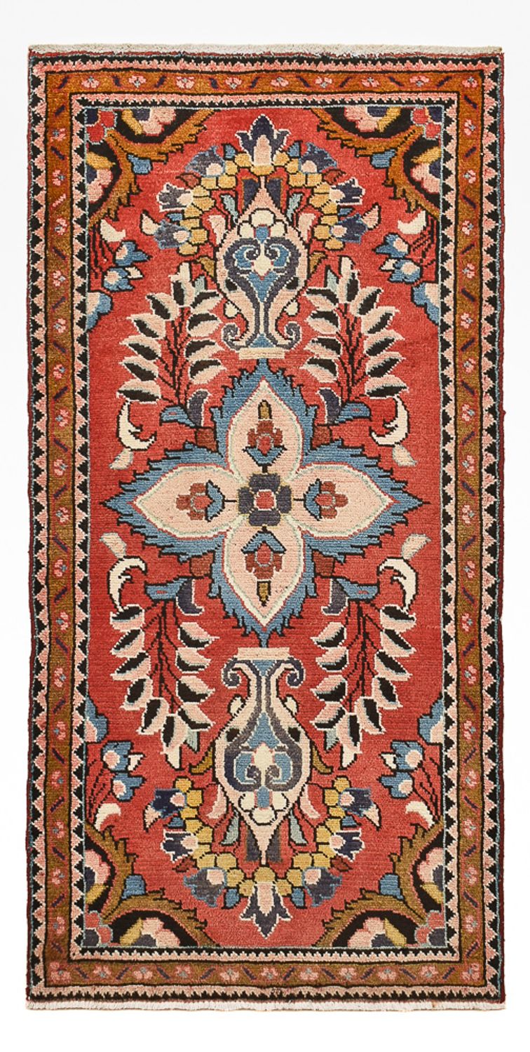 Alfombra persa - Nómada - 135 x 66 cm - multicolor