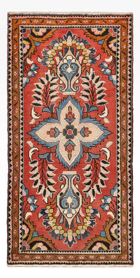 Alfombra persa - Nómada - 135 x 66 cm - multicolor