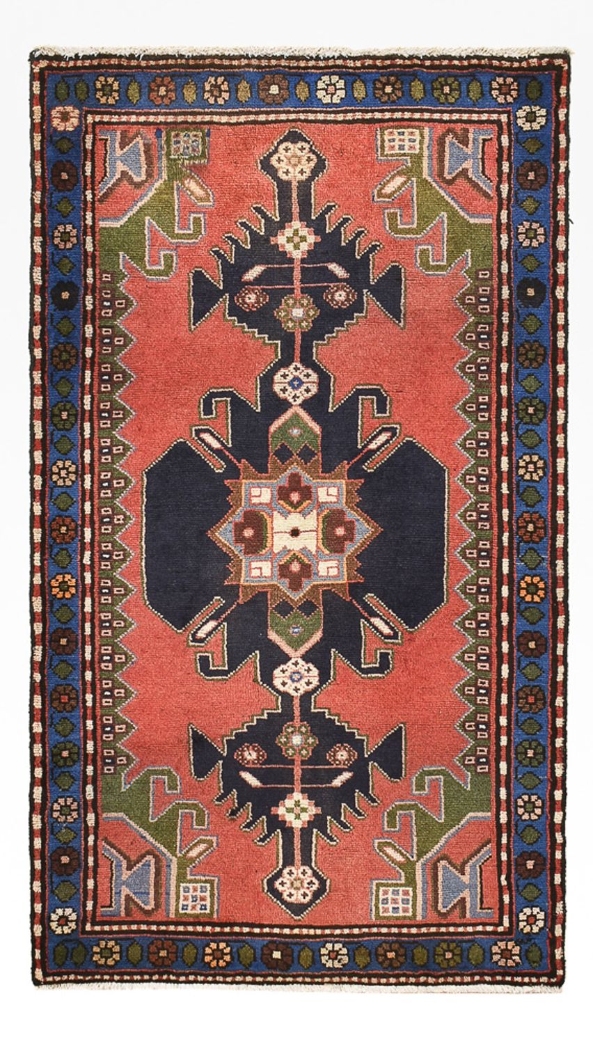 Alfombra persa - Nómada - 128 x 71 cm - rojo