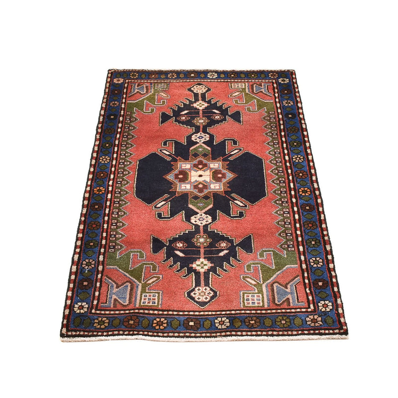 Alfombra persa - Nómada - 128 x 71 cm - rojo