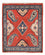 Alfombra persa - Nómada - 74 x 60 cm - rojo