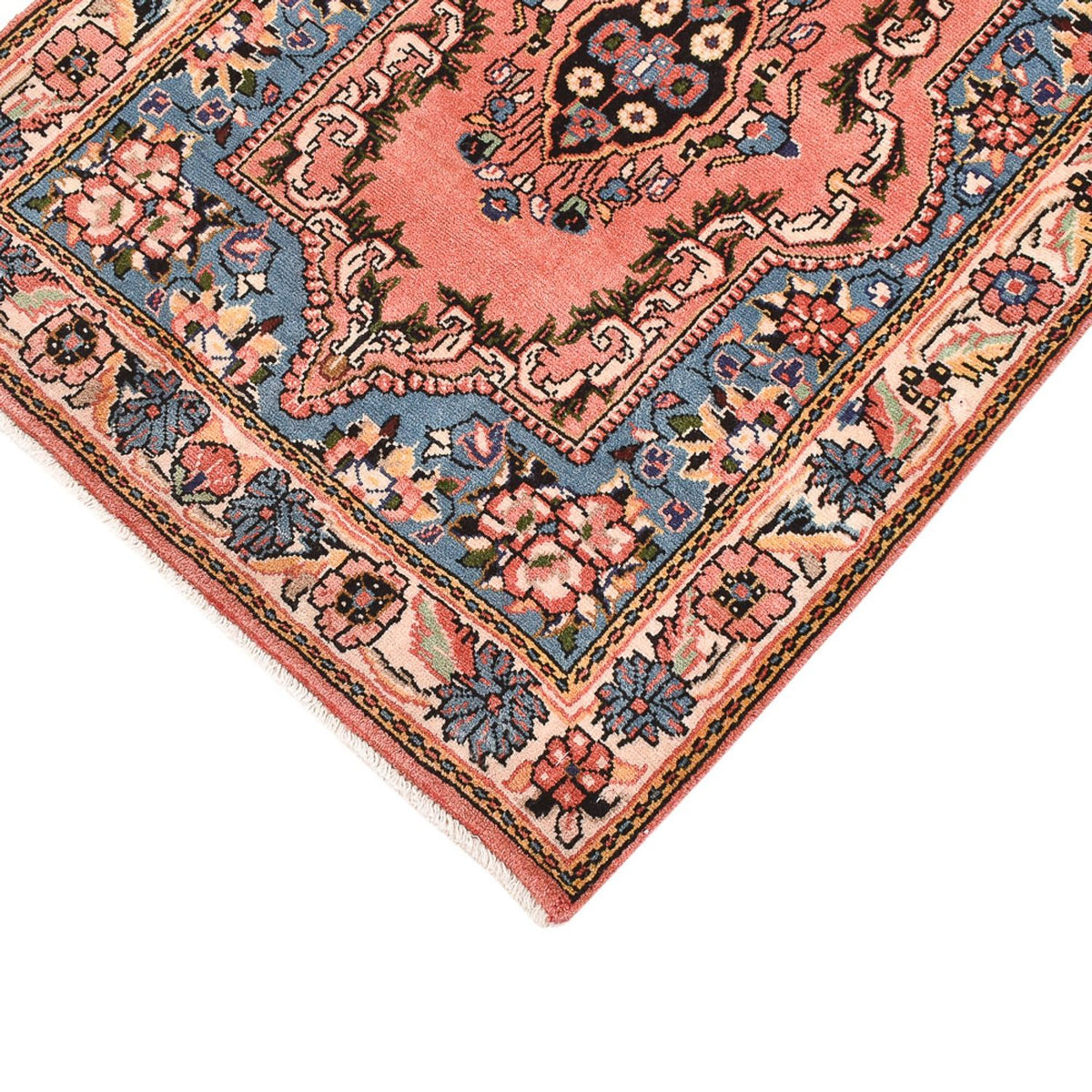 Alfombra persa - Nómada - 97 x 65 cm - rojo claro