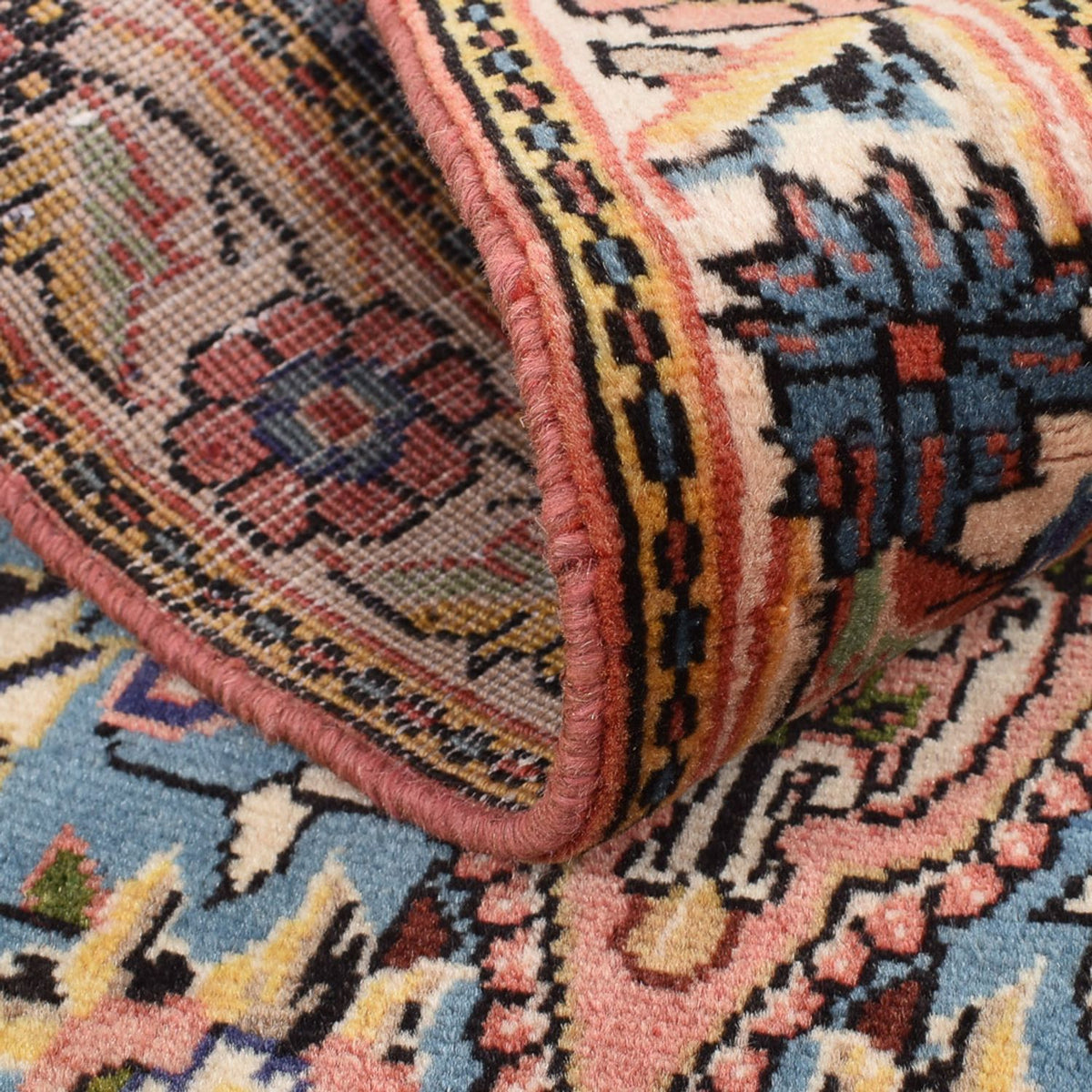 Alfombra persa - Nómada - 97 x 65 cm - rojo claro