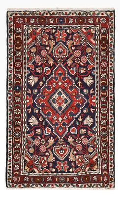 Alfombra persa - Nómada - 93 x 54 cm - rojo oscuro