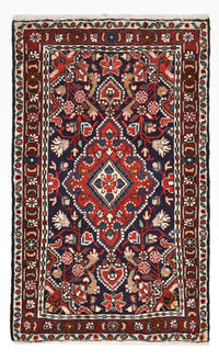 Alfombra persa - Nómada - 93 x 54 cm - rojo oscuro