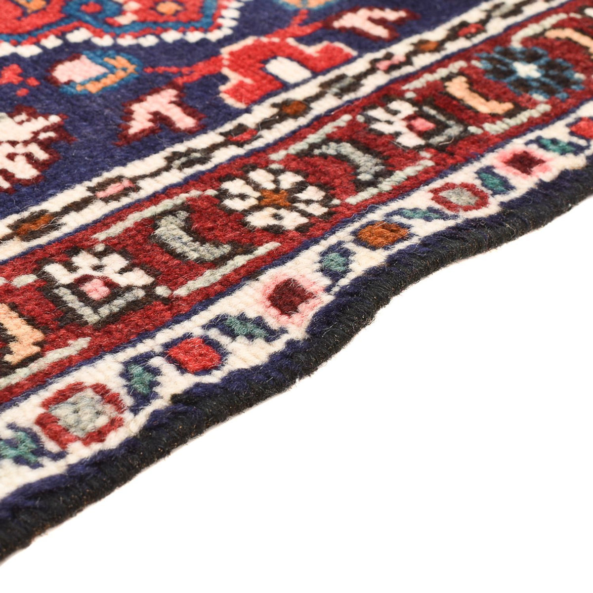 Alfombra persa - Nómada - 93 x 54 cm - rojo oscuro