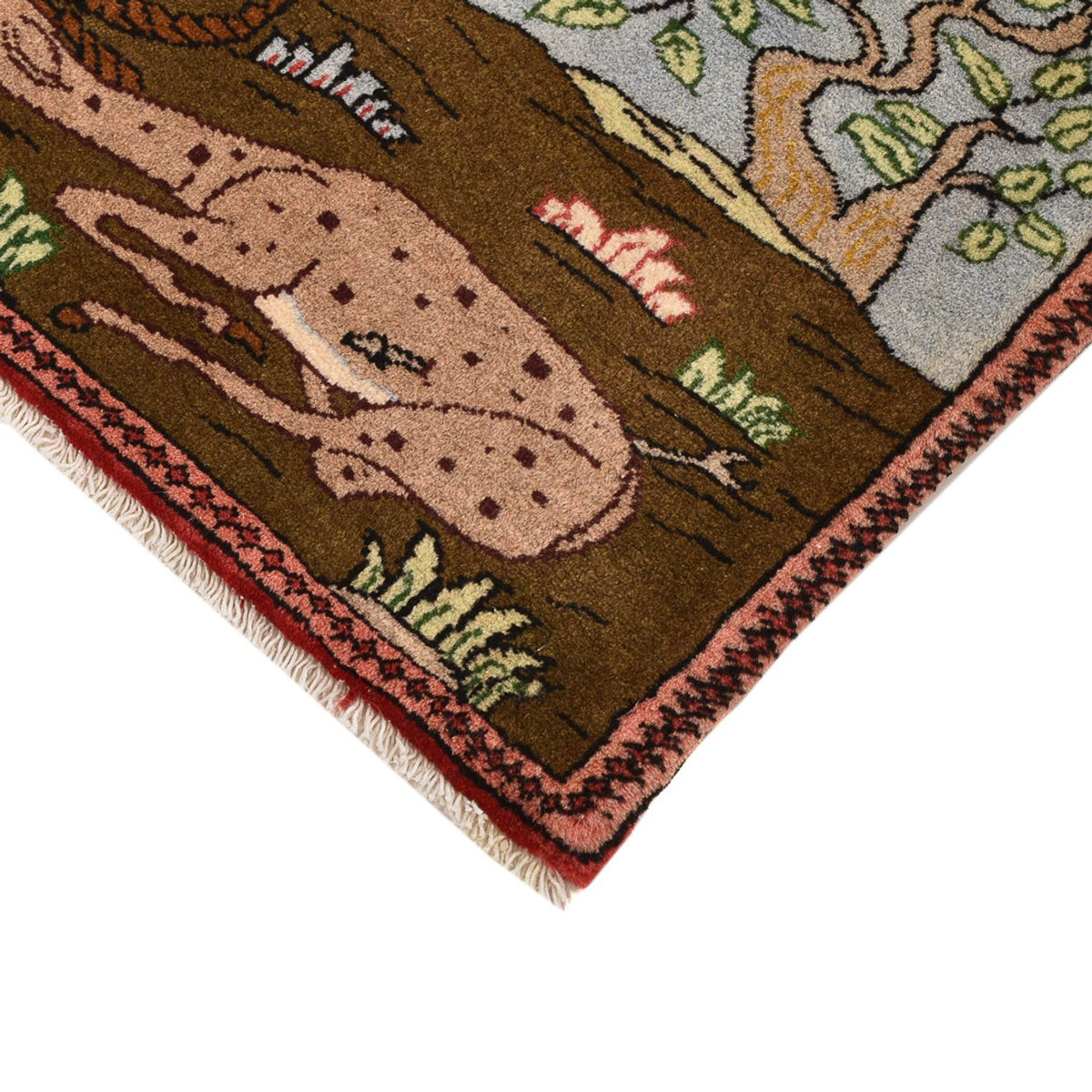 Alfombra persa - Nómada - 67 x 45 cm - multicolor