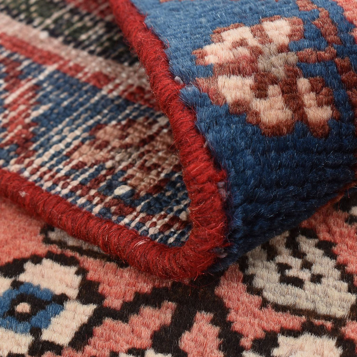 Alfombra persa - Nómada - 92 x 67 cm - rojo claro