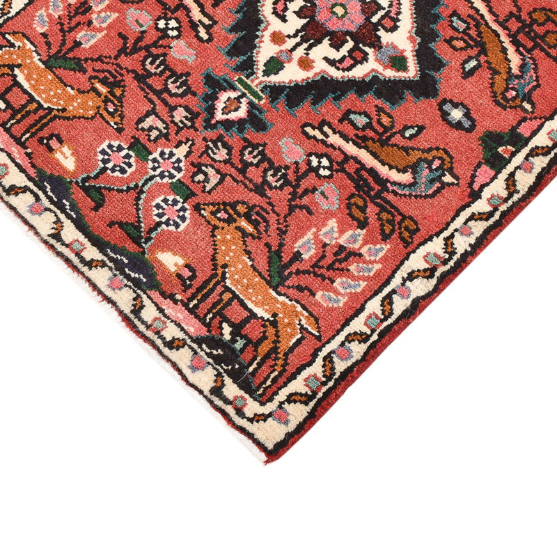 Alfombra persa - Nómada - 77 x 54 cm - rojo oscuro