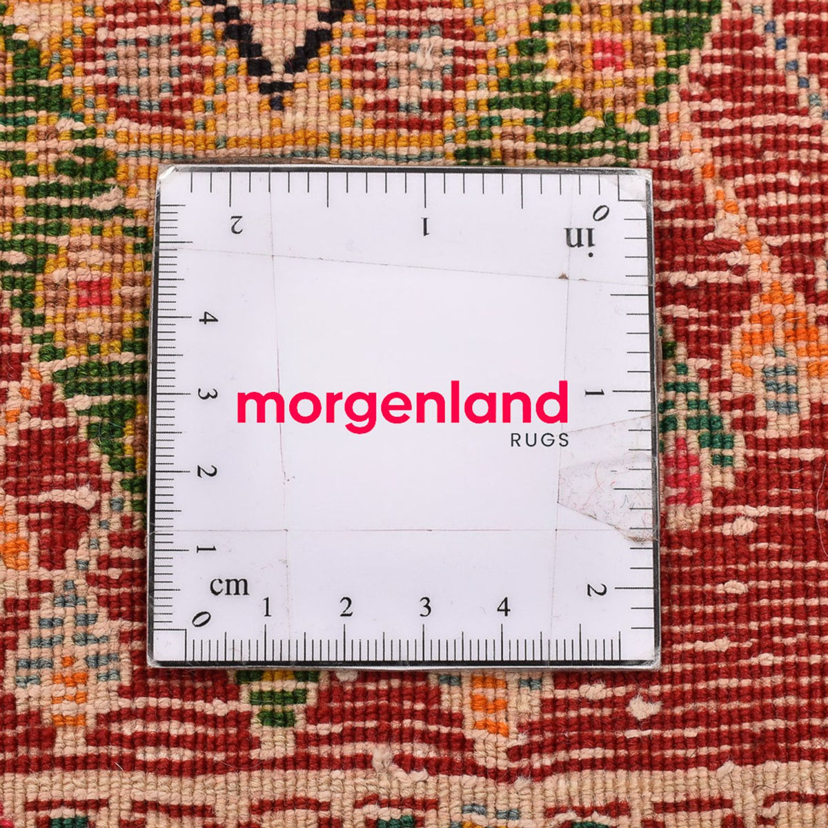 Alfombra persa - Nómada cuadrado  - 65 x 65 cm - rojo