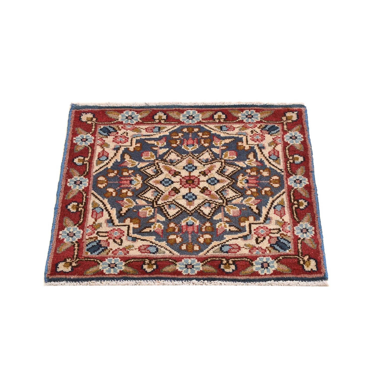 Alfombra persa - Nómada cuadrado  - 52 x 52 cm - multicolor