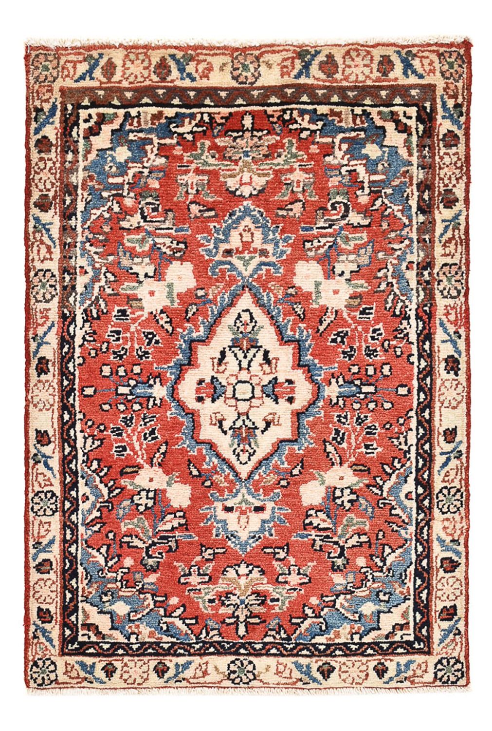 Alfombra persa - Nómada - 97 x 62 cm - rojo