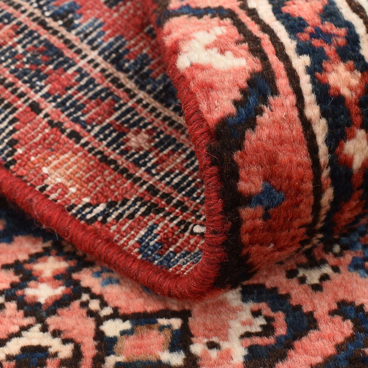 Alfombra persa - Nómada - 92 x 55 cm - rojo claro