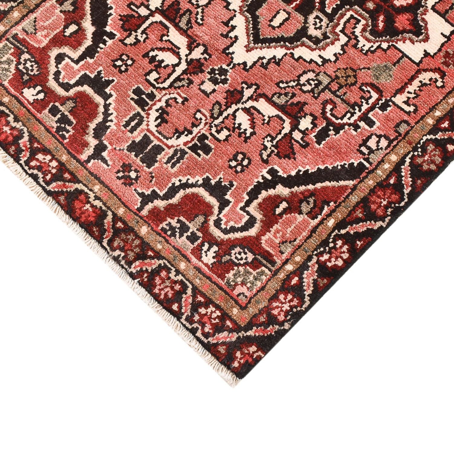 Alfombra persa - Nómada - 93 x 59 cm - rojo claro